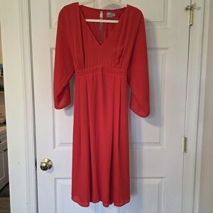 ASOS Red Midi Dress